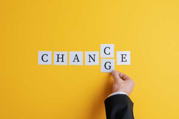 Change - get comfortable with it!